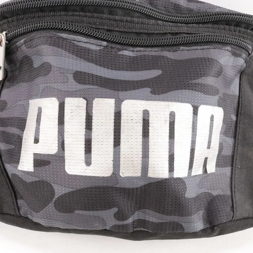 PUMA Fanny Pack Waistpack Unisex Evercat Traverse Black Camo Logo